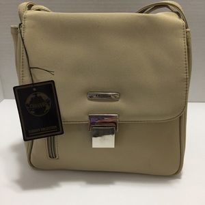 NWT Chenson Taupe Micro-fiber Shoulder Bag/Tote